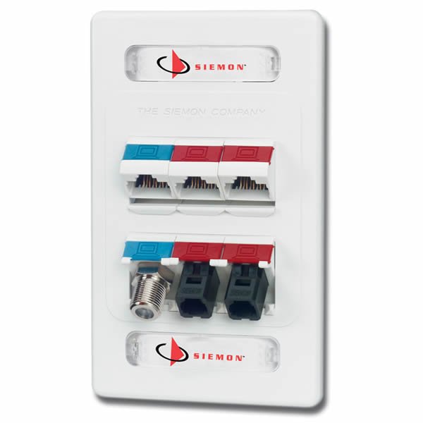Siemon Cat 6A 10G Faceplate+ Module Price