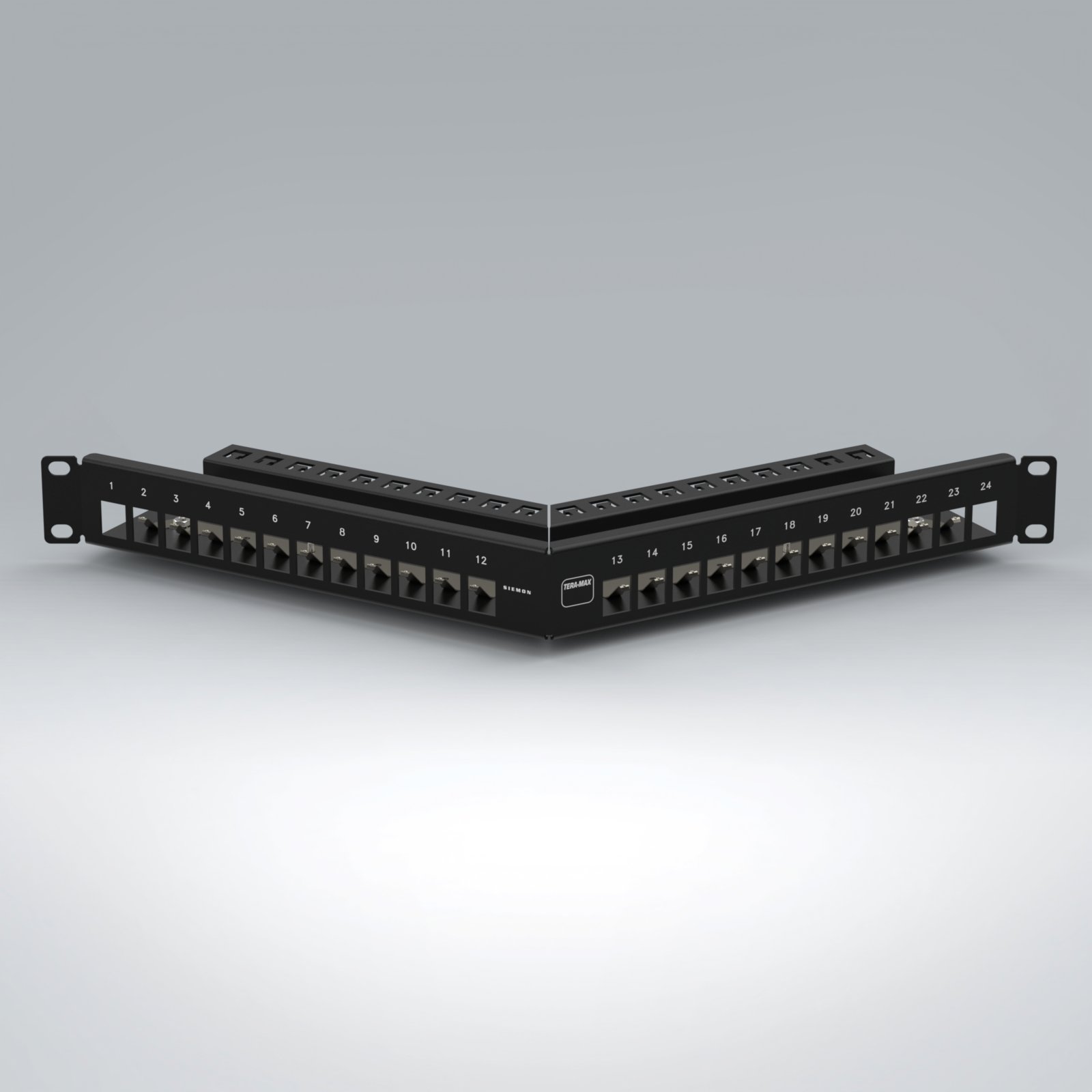 Siemon Cat 7A TERA-MAX Patch Panels TM-PNLZ-24-01