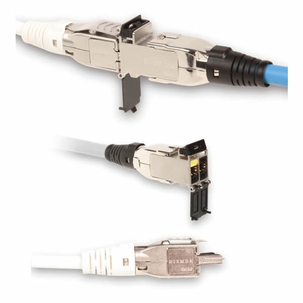 Siemon Cat7A TERA 4PR TO MC6 3M Shielded Patch cord ( T4A-S03M-B02L)