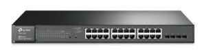 TP-Link T1600G-28PS Jetstream 24-Port Gigabit Smart PoE+ Switch with 4 SFP Slots