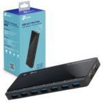 TP-Link USB 3.0 7-Port Hub with 2 Charging Ports, UH720