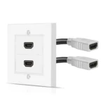 Twin HDMI Wall Faceplate