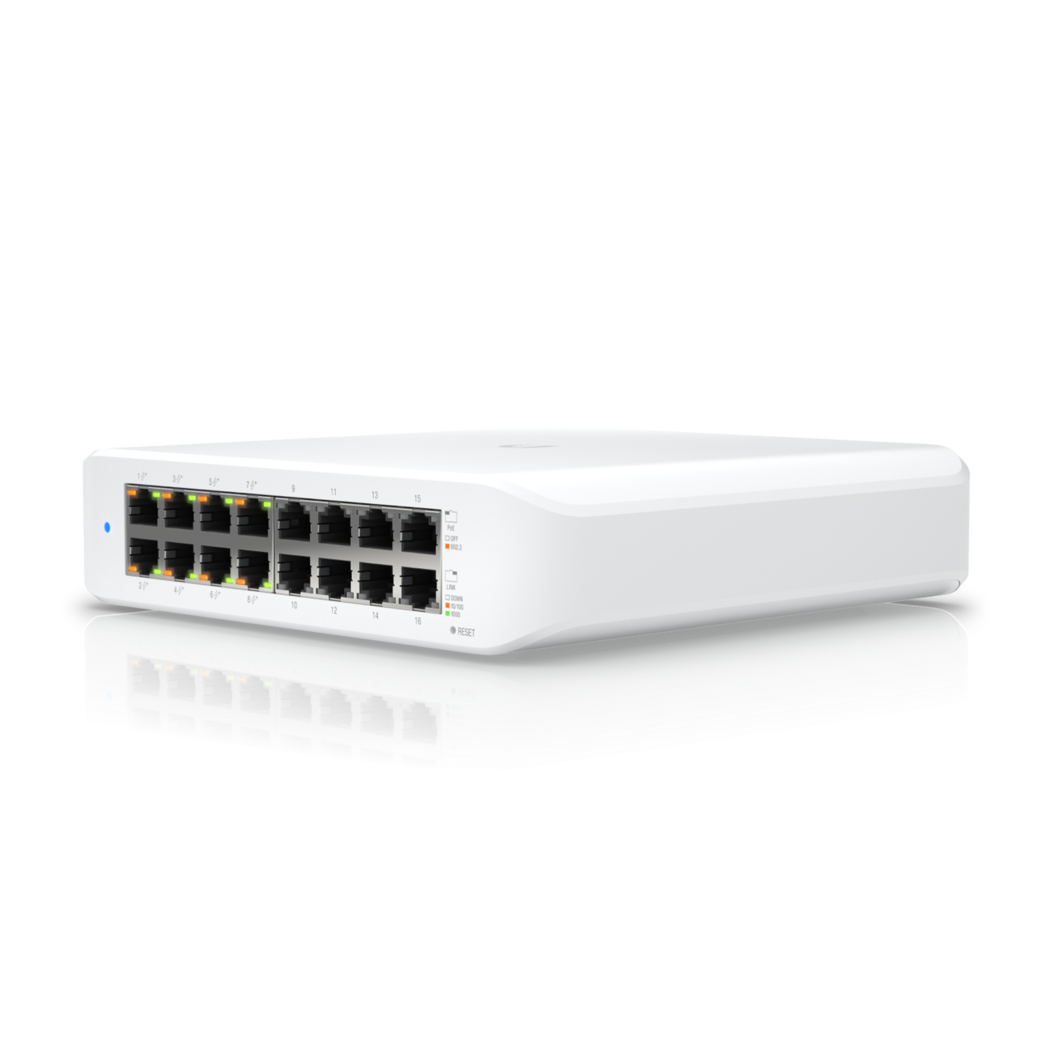 Ubiquiti UniFi Lite 16-Port Gigabit PoE+ Compliant Managed Switch, USW-Lite-16-POE