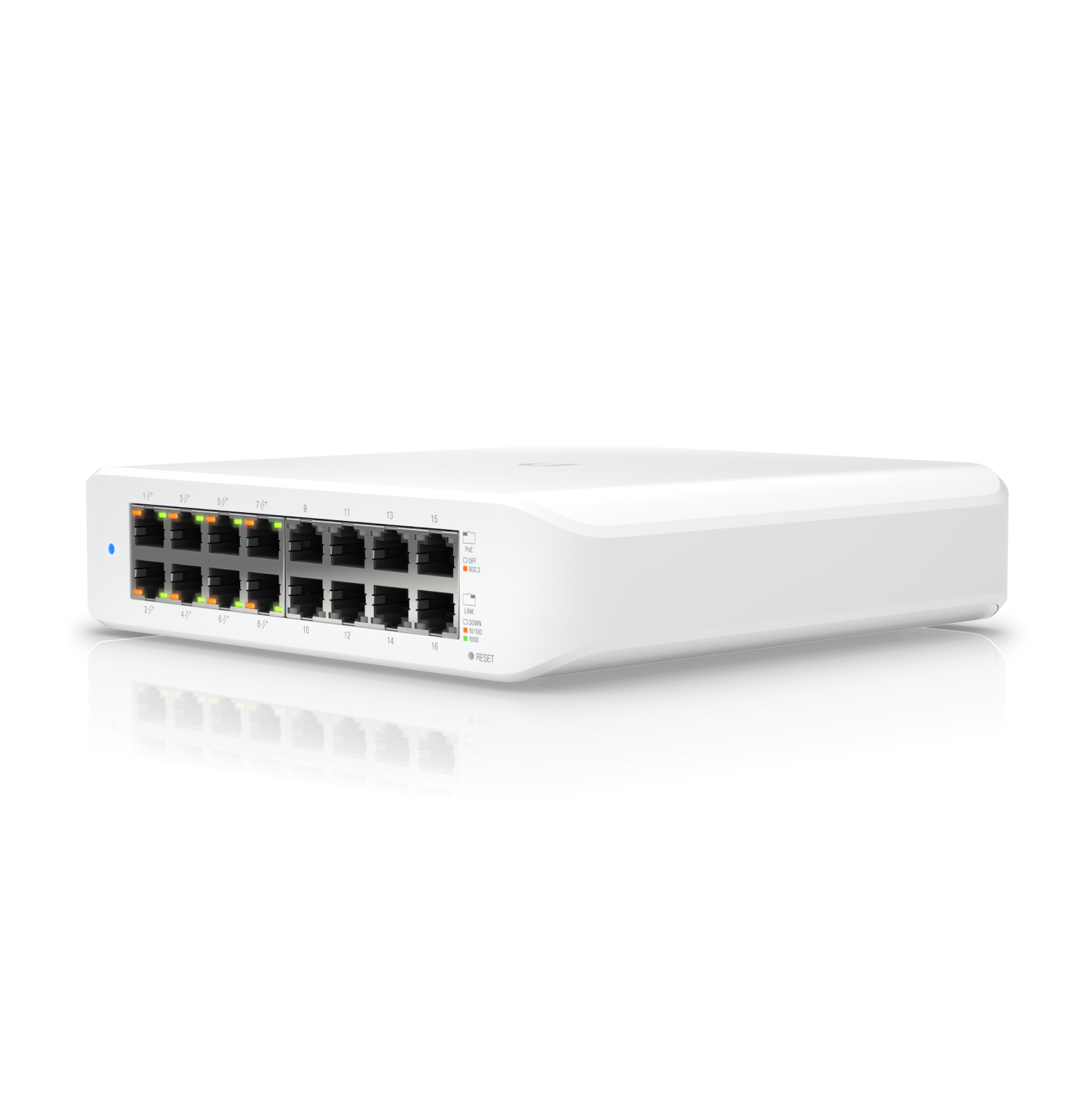 Ubiquiti UniFi Lite 16-Port Gigabit PoE+ Compliant Managed Switch, USW-Lite-16-POE
