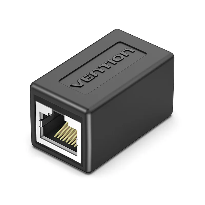 Vention Cat 6 FTP Keystone Jack Coupler Black