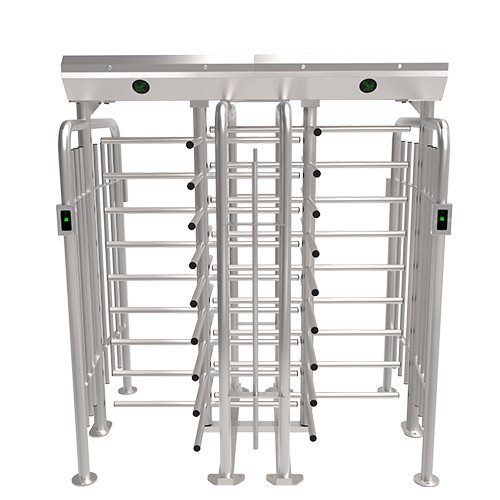 ZKTeco FHT2422D Double Lane Full Height Turnstile with InBio Pro Controller and Finger Print Reader