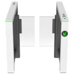 Zkteco SBT2022S Swing Barrier with controller and fingerprint and RFID readers