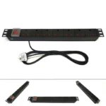 7 Way 1U Horizontal Power Distribution Unit (PDU)