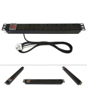 7 Way 1U Horizontal Power Distribution Unit (PDU)