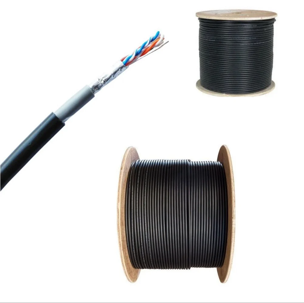 CAT6 Ethernet Outdoor Cable, shielded 305 Meters