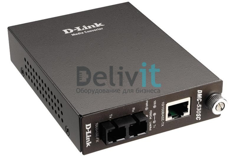 D-link DMC-530SC 10/100 to 100BaseFX Singlemode transceiver