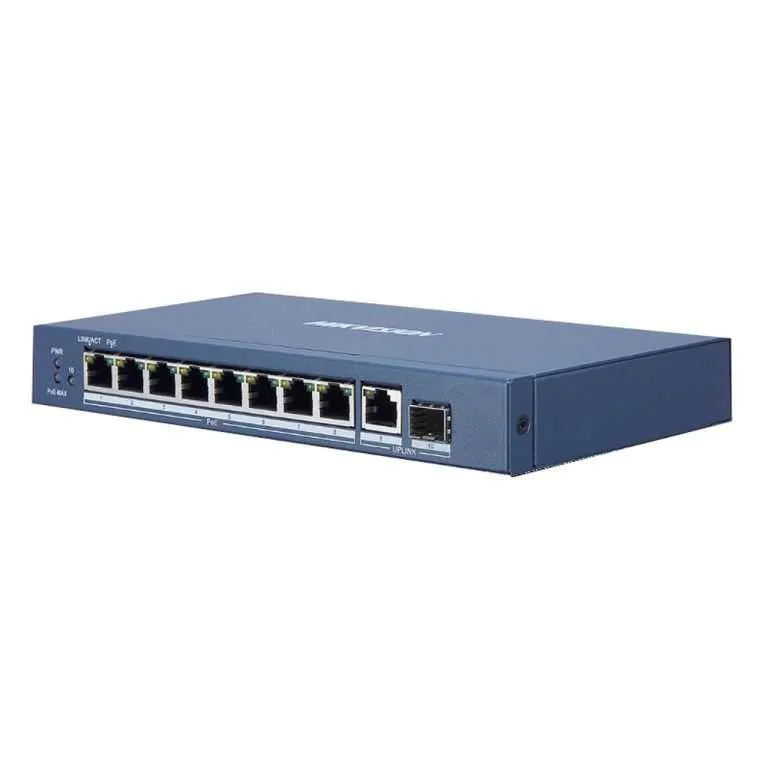 Hikvision 8 ports Unmanaged PoE Switch
