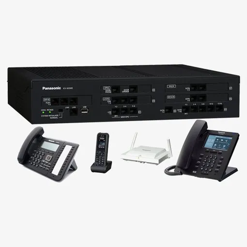 NS500 PBX, IP Panasonic System,+ 20 IP Phones package
