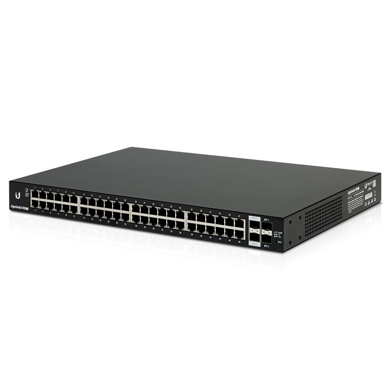 Ubiquiti 48-Port 56W EdgeSwitch, ES-48-LITE