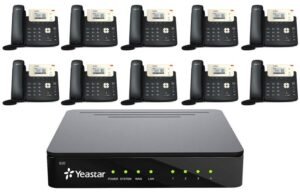 Yeastar PBX with Yealink 20 IP Phones Package