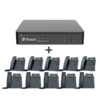 Yeastar S20 IP PBX with, 10 Yealink IP Phones Package Installation