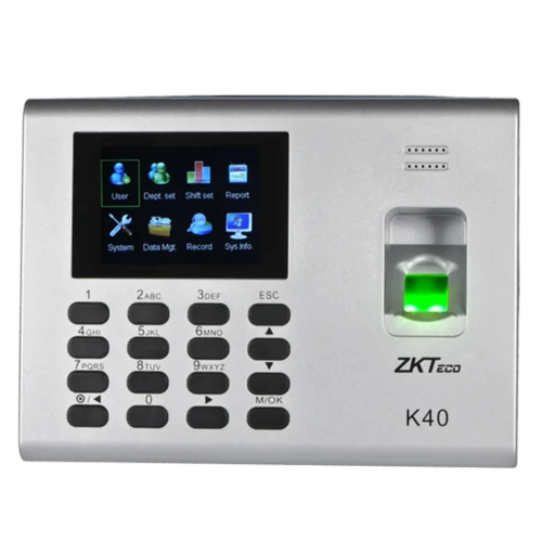ZKTeco K40 Biometric Time Attendance Terminal w/ Fingerprint ID