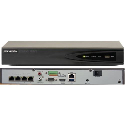 Hikvision DS-7604NI-E1/4P 4-Channel NVR