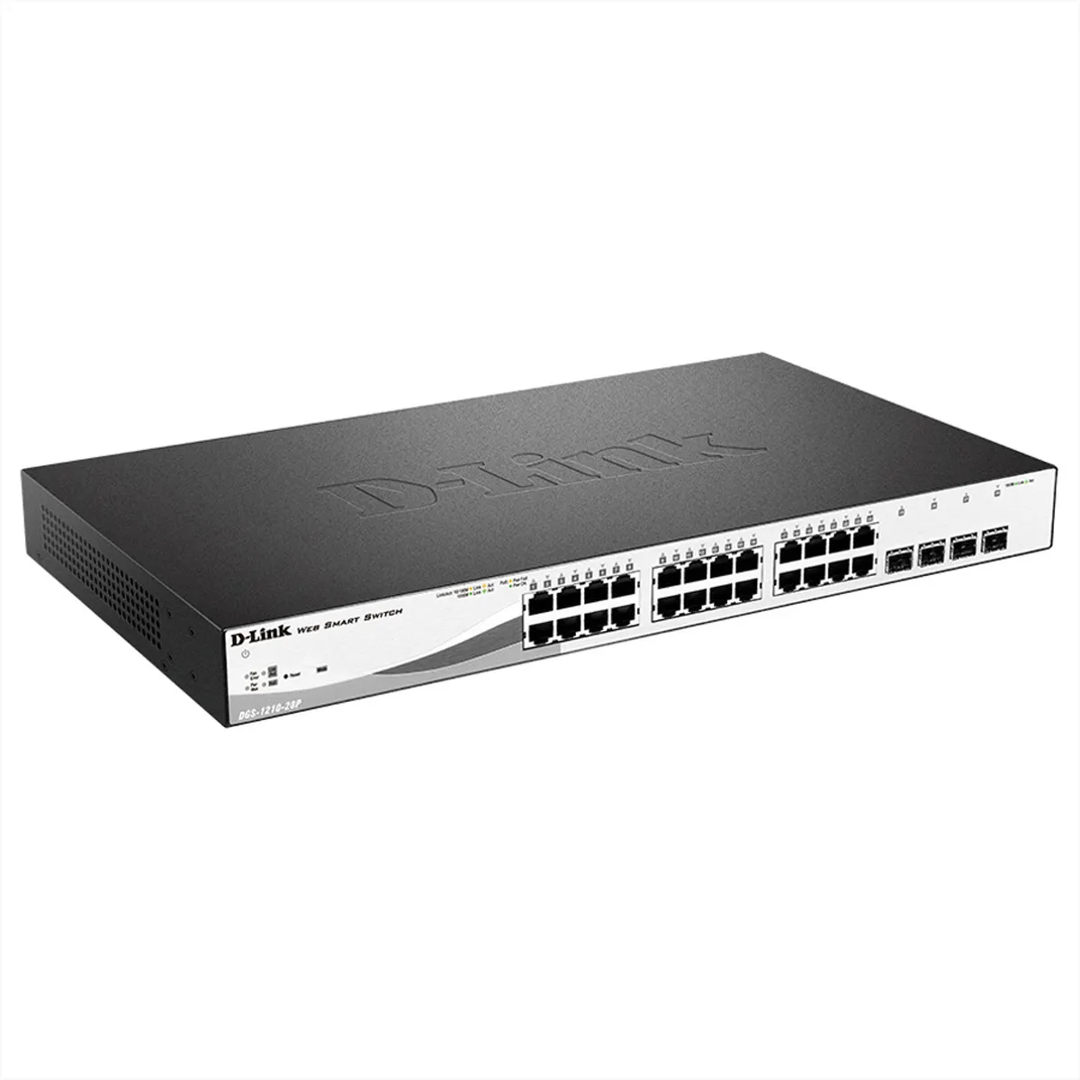 DES-1210-28P D-Link 10/100Mbps 24 Port Smart POE Switch