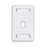Siemon Cat 6 Single Face Plates with modules