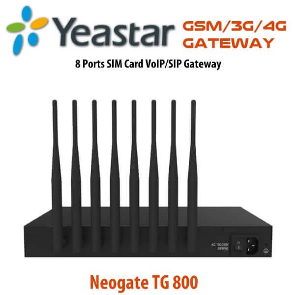 Yeastar Neogate TG800 – 8 Port GSM VoIP Gateway