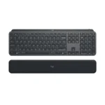 Logitech MX Keys Plus Advanced Wireless Illuminated Keyboard UK English with Palm Rest – 920-009406