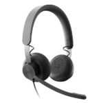 Logitech Zone Wired Headset with Noise Canceling Mic- Graphite – 981-000875