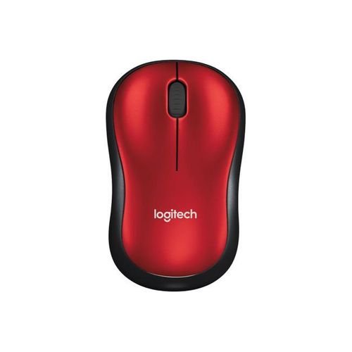 Logitech M185 Wireless Mouse Red – 910-002237