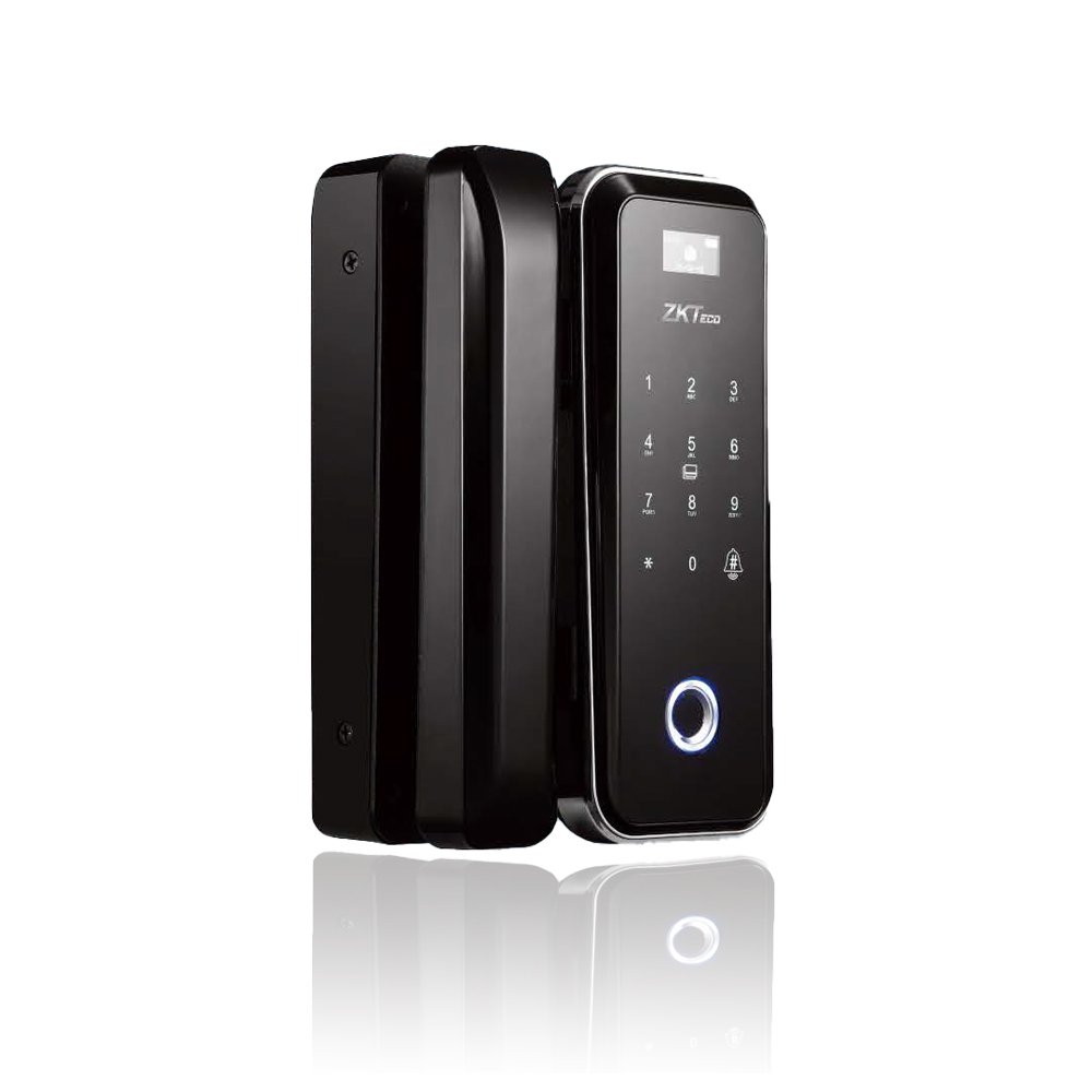 ZKTeco GL300 Fingerprint Glass Door Lock, left side