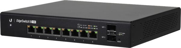 Ubiquiti EdgeSwitch 8-Port Managed PoE+ Gigabit Switch with SFP 150W [ES-8-150W] - Image 1