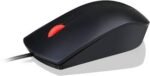 Lenovo Essential USB Mouse Black - 4Y50R20863