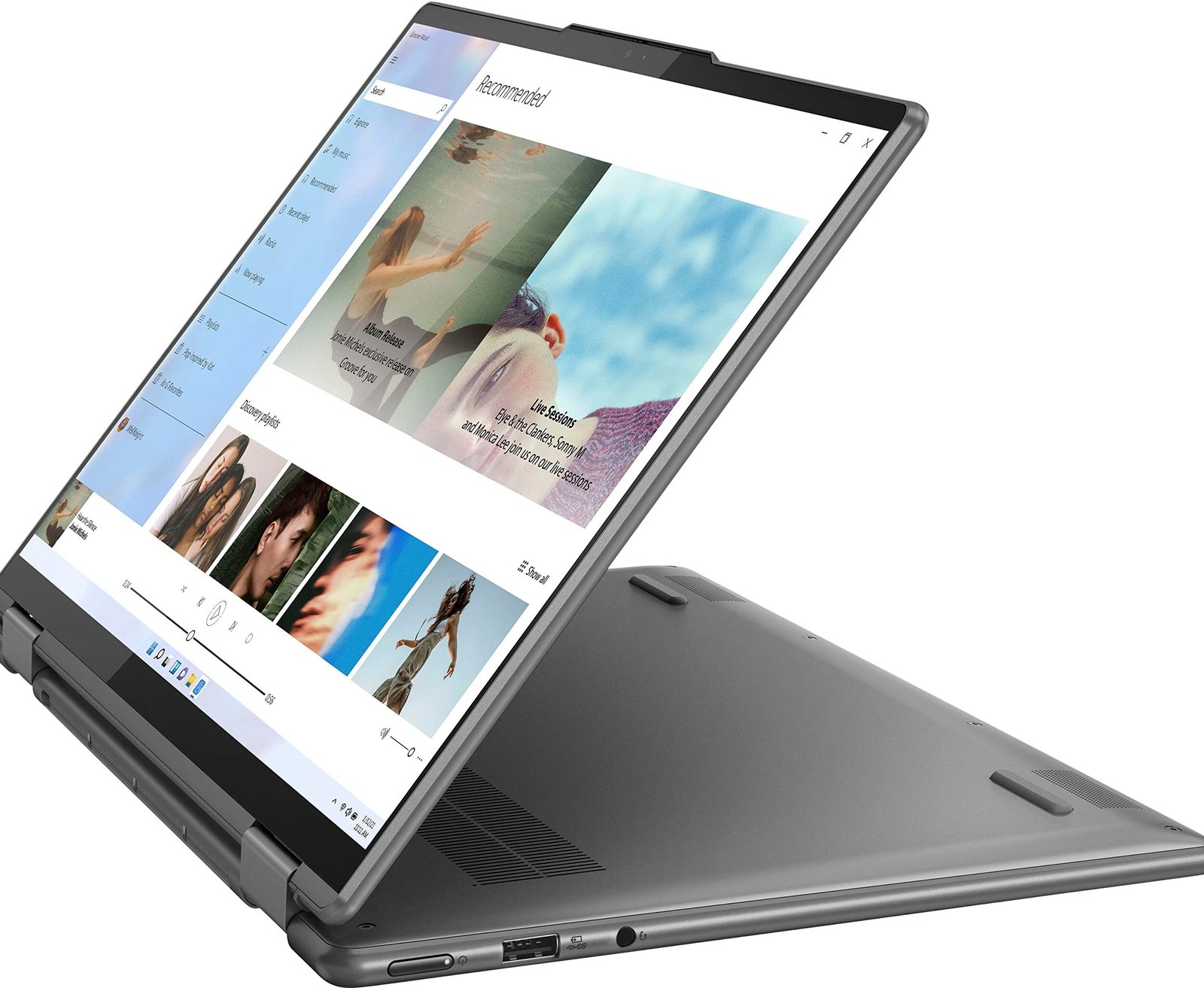 Lenovo Yoga 7 14IAL7, Intel Core i7 1255U, 16GB LPDDR5 RAM, 12th Gen 512GB SSD, Windows 11 Home, 14" Touch Screen Laptop - 82QE00ADUE