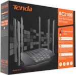 Tenda AC21 Router,  AC2100 Dual-Band Gigabit Wireless Router