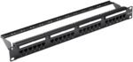 Vention Cat.6 UTP 24 Ports Keystone Patch Panel