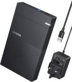 UGREEN USB 3.0 3.5"/2.5" Hard Drive Enclosure with UK Power Adapter - US222
