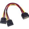 Vention SATA 15P Male to Female 0.15 Meter Power Splitter Cable