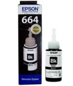 Epson T6641 Black Ecotank Ink Bottle, for L100, L110, L120, L1300, L1455, L200, L210, L220, L300, L3050, L3060, L3070, L310, L355, L365, L382, L386, L455, L486, L550, L565, L605, L655 -70ml - C13T66414A