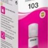 Epson 103 Magenta 65ml  Original Ink Bottle,  for L1110, L3210, L3211, L3216, L3250, L3251, L3256, L3260, L5290
