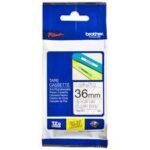 Brother TZE-161 36mm Black on Clear Tape