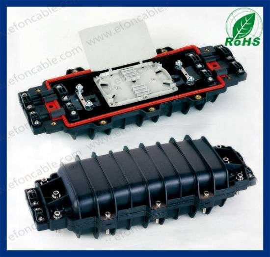 Fibre 96 Core Termination Box 395*195*110mm U/G IP67 - 3 IN 3 Out Closure