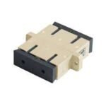 SC Duplex Multimode - Beige Fiber Optic Adaptor
