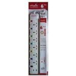 Office Point 6 Way Power Extension with USB port