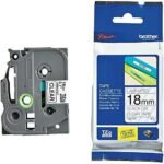 Brother TZE-141 18mm Black on Clear Tape