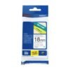 Brother TZE-241 18mm Black on White Tape
