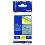 Brother TZe-551 Black On Blue Laminated Tape