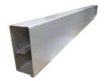 10"x2" Metallic Cable Trunking 2.4m, ( 250mm x 50mm Trunking )