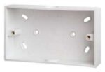 Twin Pattress Box for PVC trunking