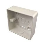 Pattress box Single for PVC Trunking