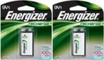 Energizer 9V Rechargeable Batteries