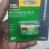 Drom Power 9V Rechargeable Battery